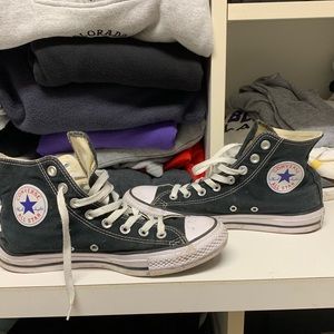 Black High Top Converse Chuck Taylor